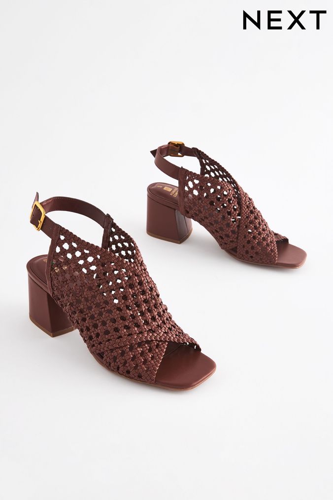 Buy Women s Brown Peep Toe Footwear Online Next UK