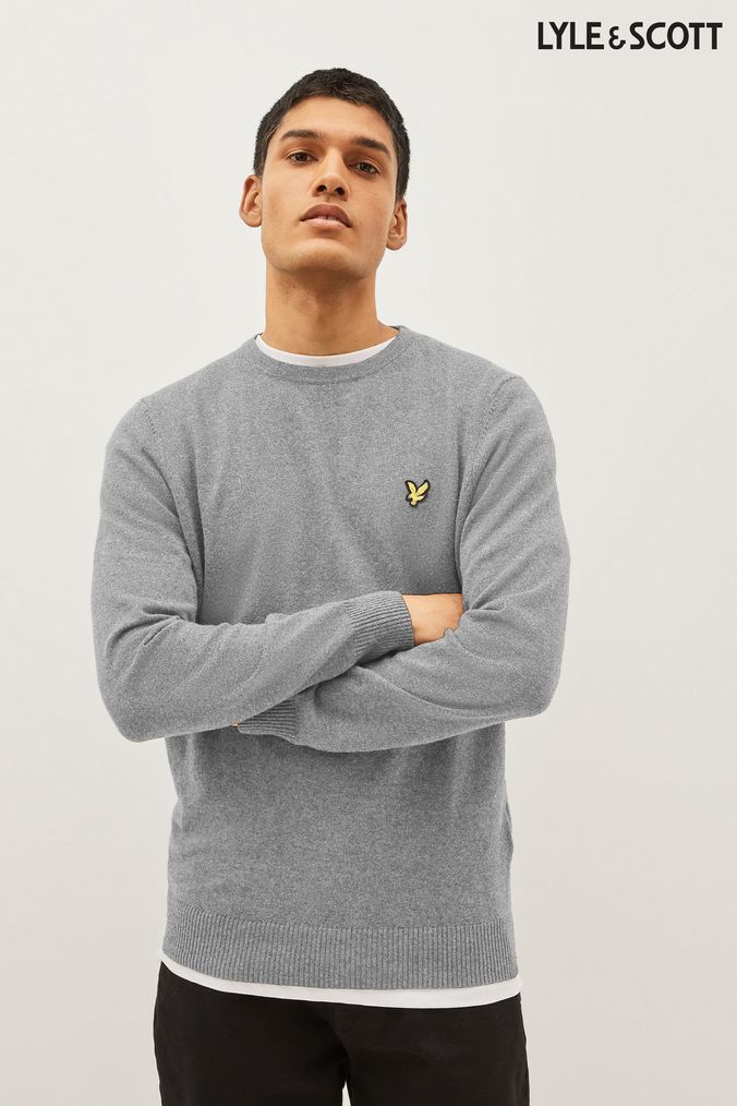 Lyle and on sale scott grey jumper