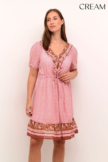 Cream Pink Linea Dress (836063) | £100