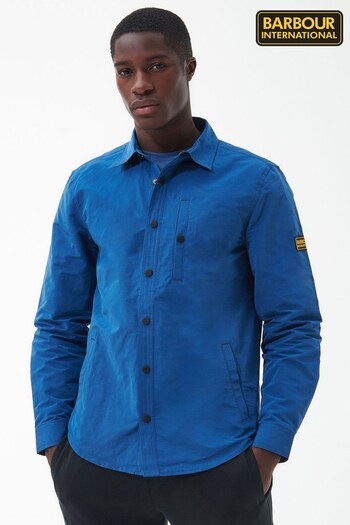 Barbour® International Blue Link Washed Overshirt (836129) | £139