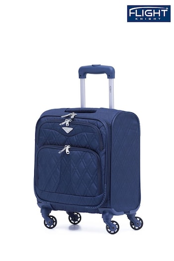 Flight Knight Navy 45x36x20cm EasyJet Soft Case Cabin Carry On Suitcase Hand Luggage (836143) | £55