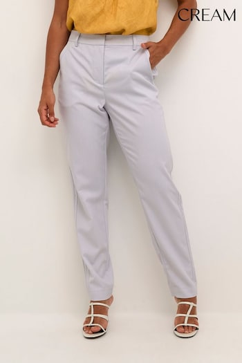 Cream Grey Cocamia Straight Leg Chinos Trousers Mimi (836274) | £80