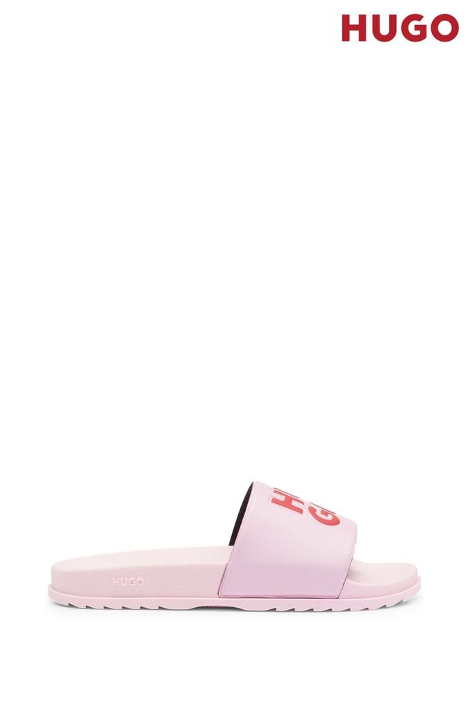 Pink hugo store boss sliders