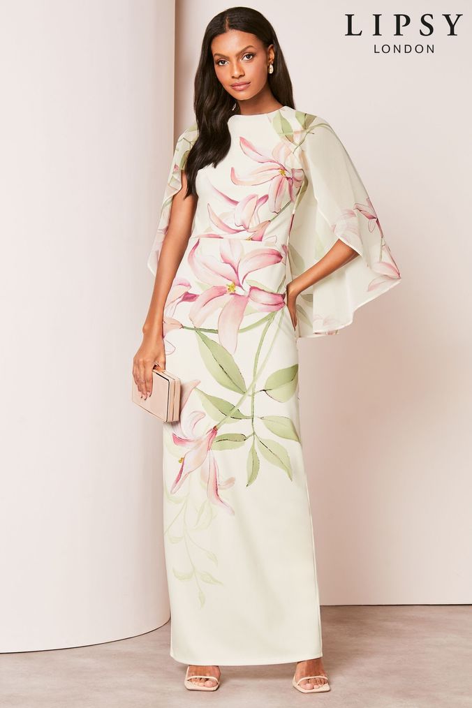 Buy Women s White Maxi Floral Dresses Online Next UK