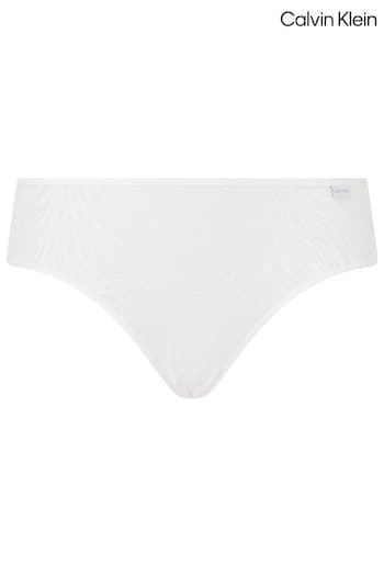 Calvin Klein White Sheer Marquisette Lace Bikini (837540) | £28