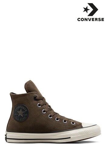 Converse CDG Brown Chuck Taylor All Star Suede Trainers (837795) | £70