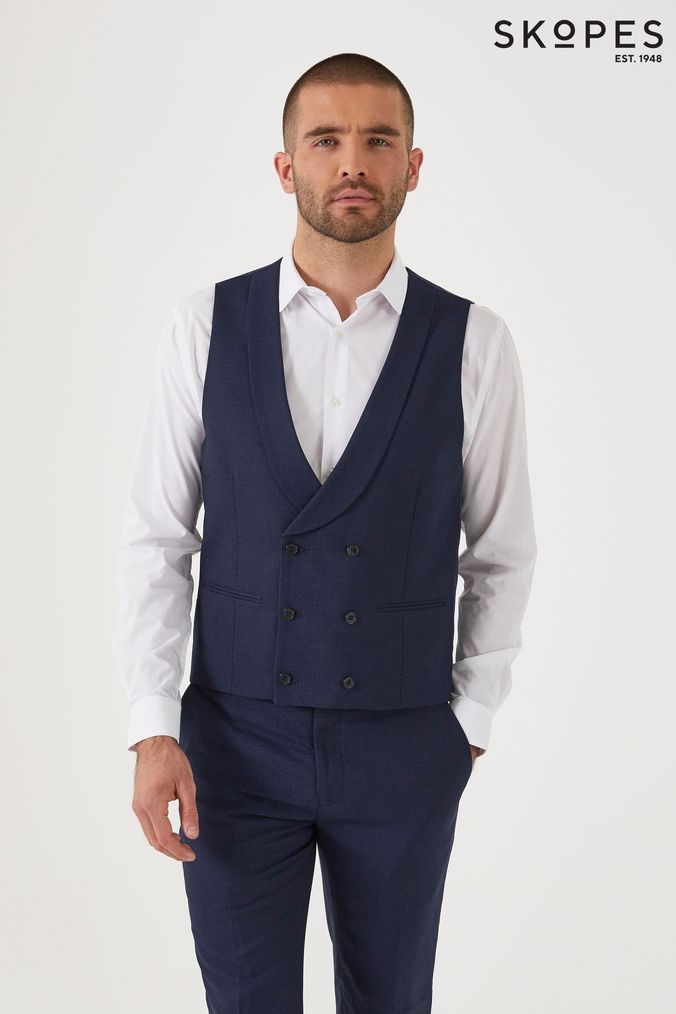 Next double sale breasted waistcoat