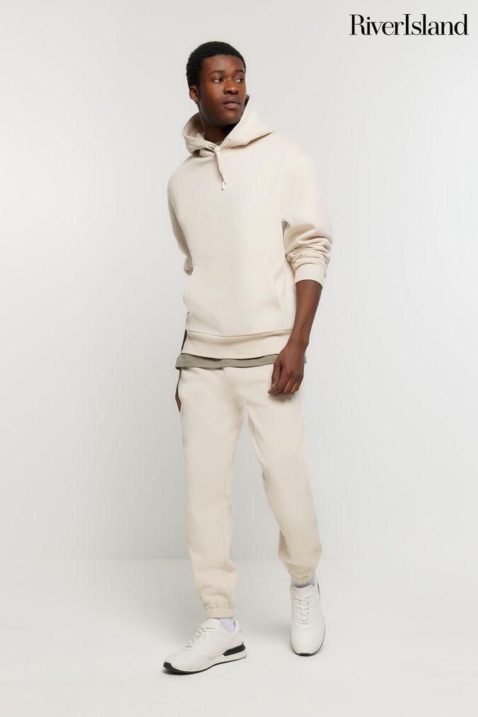 Buy Men s Cream Joggers Online Next UK