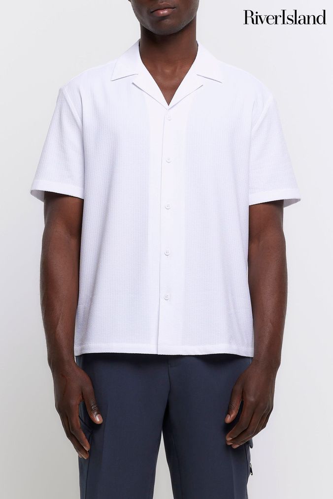 Buy Men s River Island Short Sleeve Shirts Online Next UK
