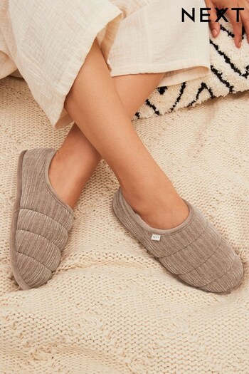 Natural Corduroy Shoot Slippers (838418) | £18