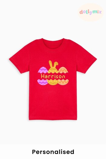 Personalised Baby/Toddler Cracked Easter Egg T-Shirt by Dollymix (838694) | £17