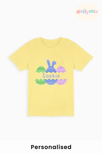 Personalised Baby/Toddler Cracked Easter Egg T-Shirts by Dollymix (838734) | £17