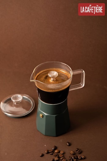 La Cafetière Green 6 Cup Glass Espresso Maker (838766) | £65