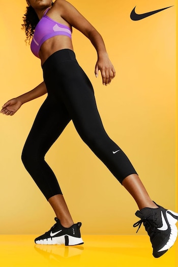 Nike Black One Cropped Leggings (839210) | £33