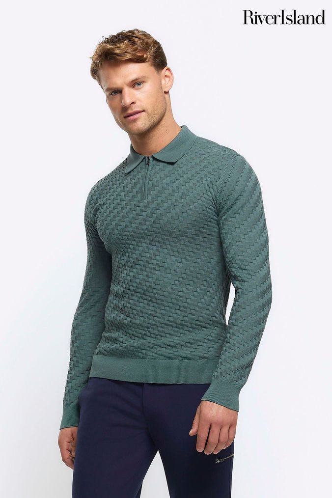 Buy Men s River Island Polo Shirts Tops Online Next UK