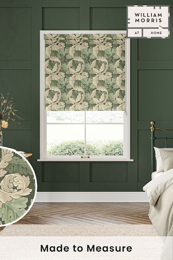 William Morris At Home Green Acanthus Made to Measure Roller Blind (839761) | £61