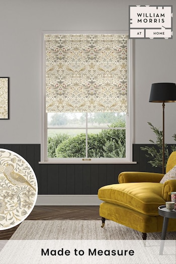 William Morris At Home Cream Strawberry Thief Made to Measure Roller Blind (839798) | £61