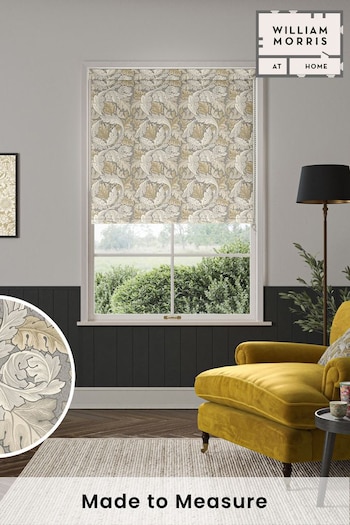 William Morris At Home Flint Grey Acanthus Made To Measure Roller Blind (840021) | £61