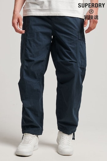 Superdry Blue Parachute Grip Trousers (840409) | £55