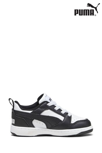 Puma Byxor White Rebound V6 Lo Toddlers Trainers (841294) | £35