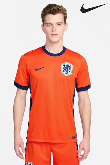 Nike Orange Dri-FIT Netherlands Stadium Home Football Shirt (842302) | £85