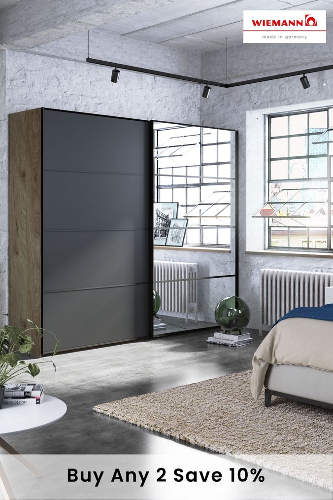 Ready assembled discount grey wardrobes