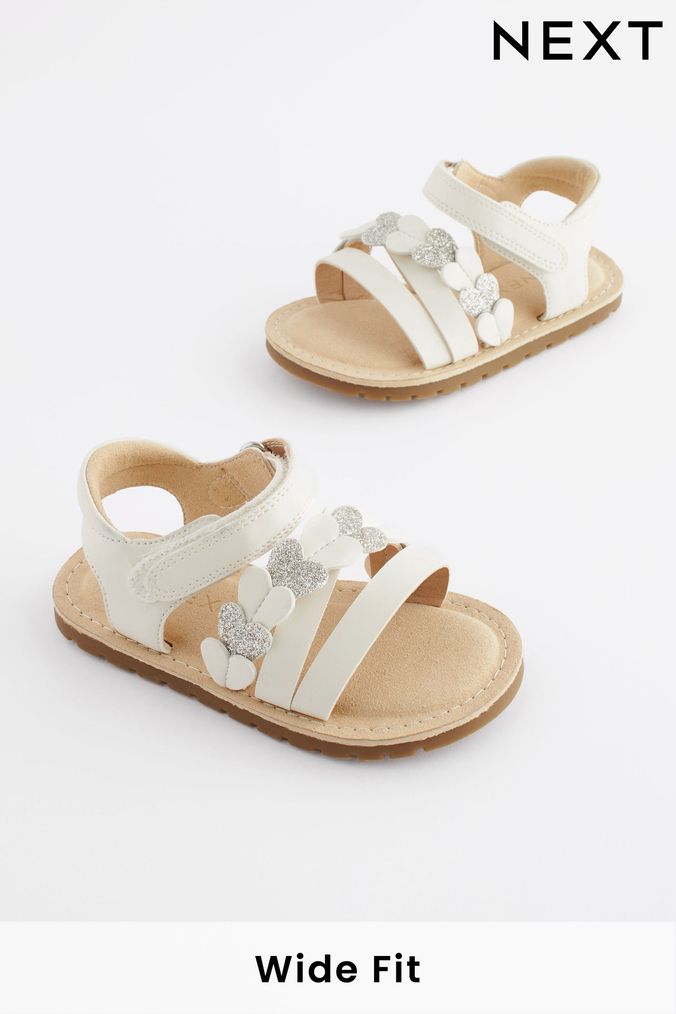 Buy Girls White Occasionwear Sandals Online Next UK