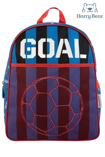 Harry Bear Blue Football Boys Backpack (842556) | £16