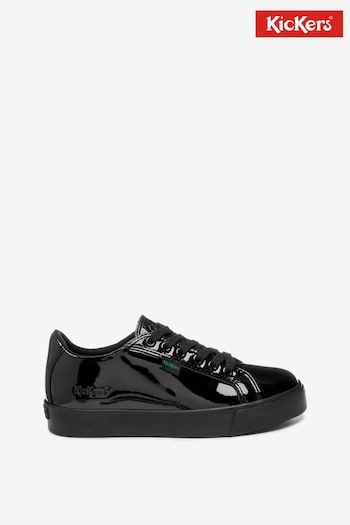 Kickers Junior Tovni Lacer Patent Leather Shoes (842878) | £48 - £50