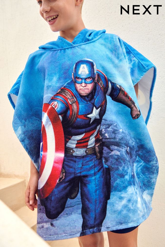 Buy Boys Blue Captain America Swimwear Online Next UK