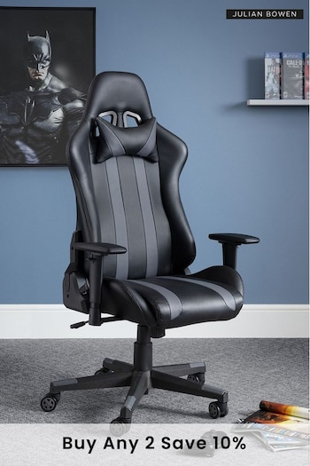 Julian Bowen Black Meteor Gaming Chair (843166) | £260