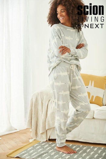 Grey Mr Fox Scion At JuzsportsShops Cotton Pyjamas (843598) | £30