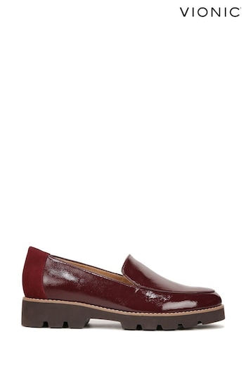 Vionic Red Kensley Patent Leather Slip-ons (844130) | £120