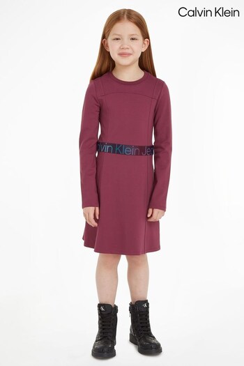 Calvin Klein Kids Long Sleeve Dress (844399) | £75