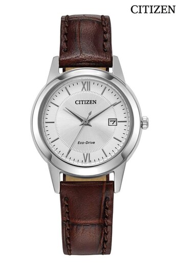 Citizen Ladies Citizen Eco-Drive Strap Strap Brown Watch (844500) | £169