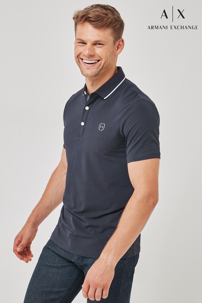 Armani exchange polo cheap shirt uk