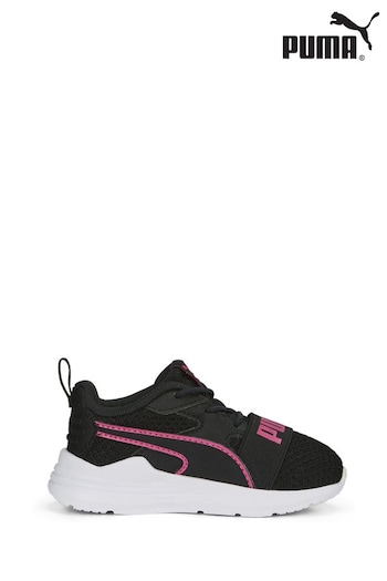 Puma Black White Wired Run Pure AC Baby Shoes (844776) | £32