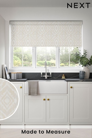 Chalk White Saville Made to Measure Roller Blind (844784) | £63