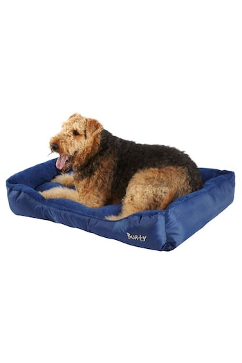 Bunty Blue Deluxe Soft  Washable Dog Bed (845273) | £40