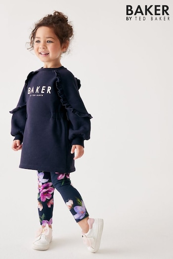 Baker by Ted Baker Floral Legging Balloon and Longline Sweater Set (845347) | £36 - £39