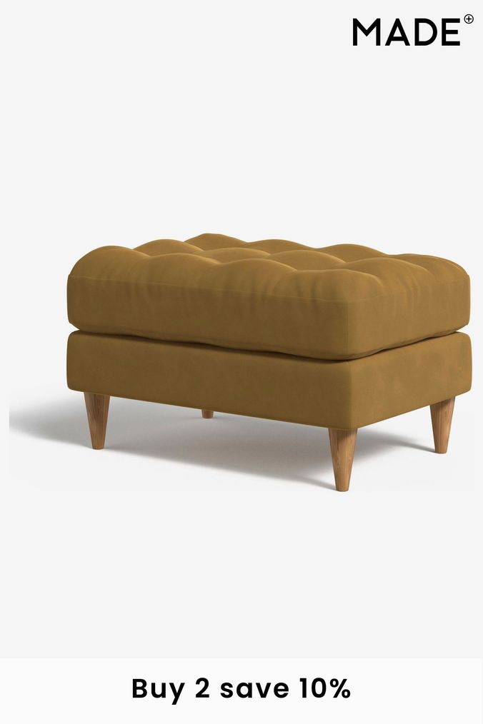 Yellow footstool outlet next
