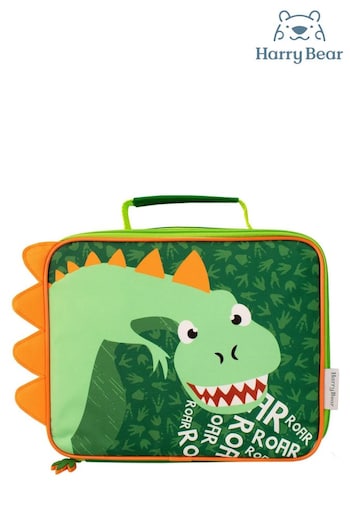 Harry Bear Green Dinosaur Boys Lunch Bag (845699) | £13
