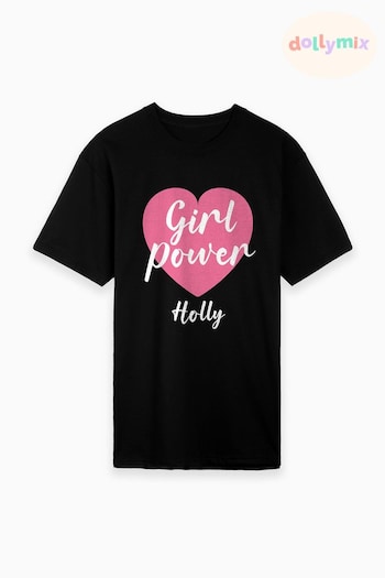 Personalised Girl Power T-Shirt by Dollymix (845796) | £17