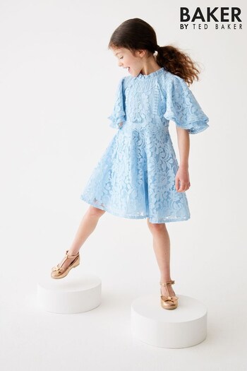Baker by Ted Baker Blue Lace Dress (845821) | £50 - £55