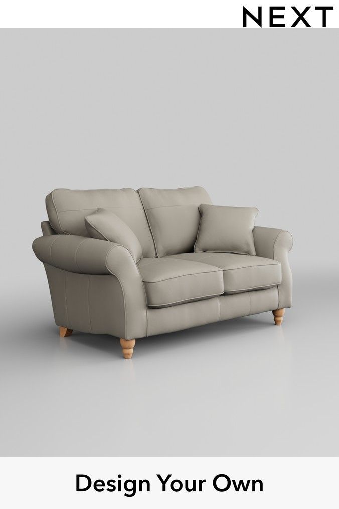 Next settees leather sale