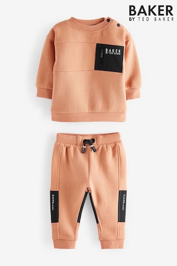 Baker by Ted Baker Neutral Sweater and Jogger Set (846641) | £32 - £35