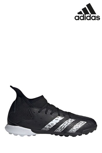 adidas Black/Red Predator P3 Kids Turf Football Boots (847067) | £50