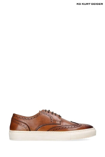KG KURT GEIGER BROWN  REECE BROGUE Shoes (847080) | £129
