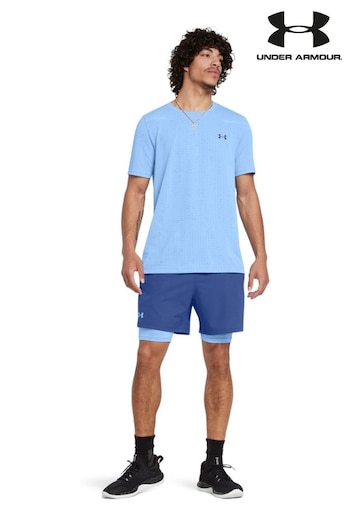 Under Armour nike Blue Vanish Woven 2 In1 Shorts (848019) | £50