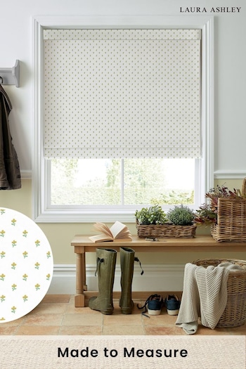 Laura Ashley Gold Wood Violet Made to Measure Roman Blinds (848052) | £84